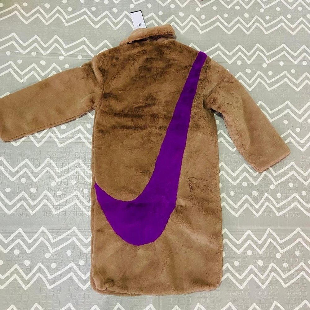 Nike special edition faux faur long coat jacket sherpa - Picture 8 of 8